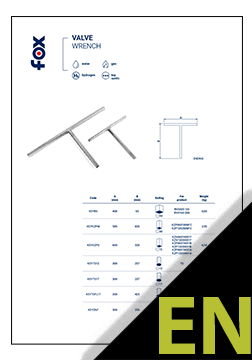 Valve stem wrench TDS ENG