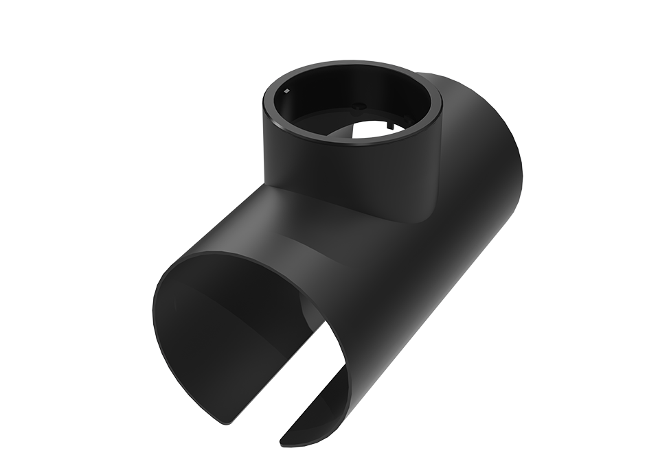 Reduction T-piece 90° (saddle type)