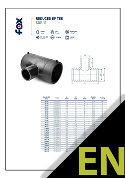 Electrofusion reduction T-piece 90° TDS ENG
