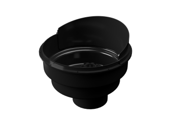 Round rainwater drain DN110