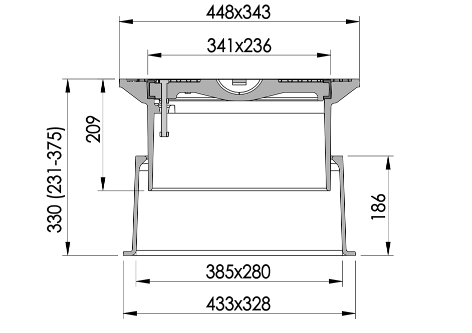 Surface box for underground hydrants MEICAP-SN