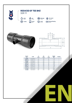 Electrofusion reduction T-piece 90° TDS ENG
