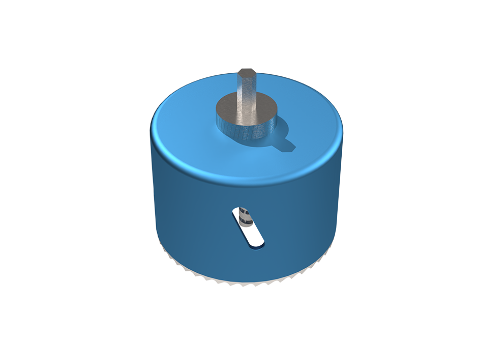 Hole saw for saddle