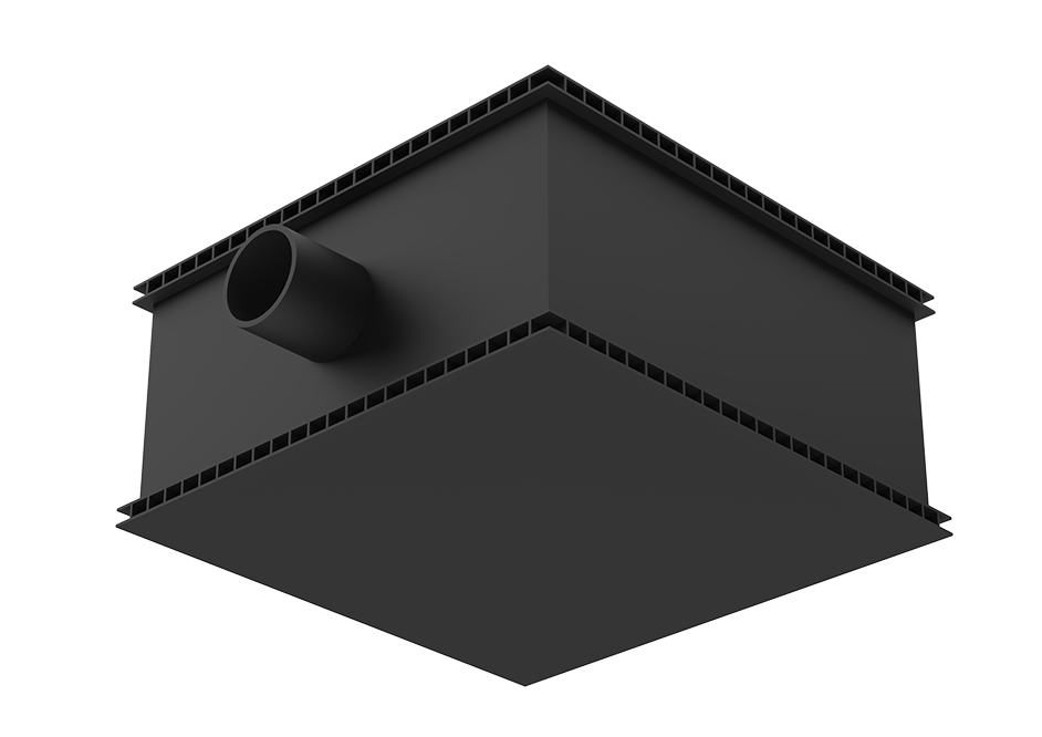 Rainwater sedimentation pit